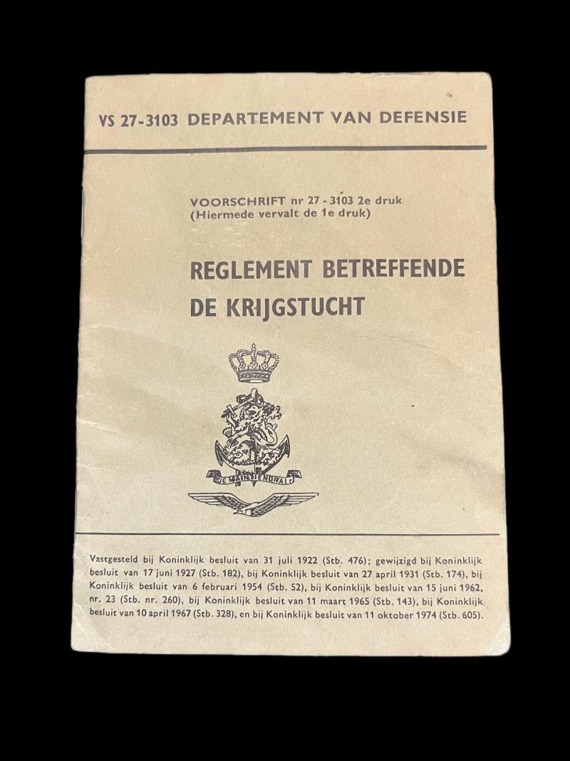 DUTCH MILITARY MANUAL