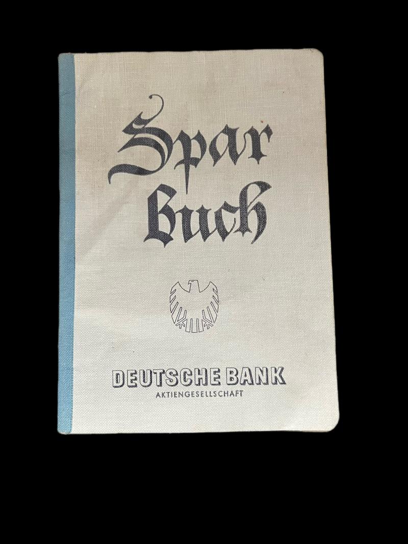 DEUTSCHE BANK SAVINGS BOOK