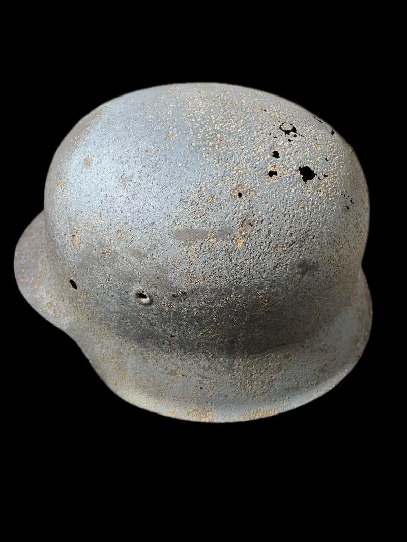 RELIC WW2 GERMAN M42 HELMET (SIZE 68)