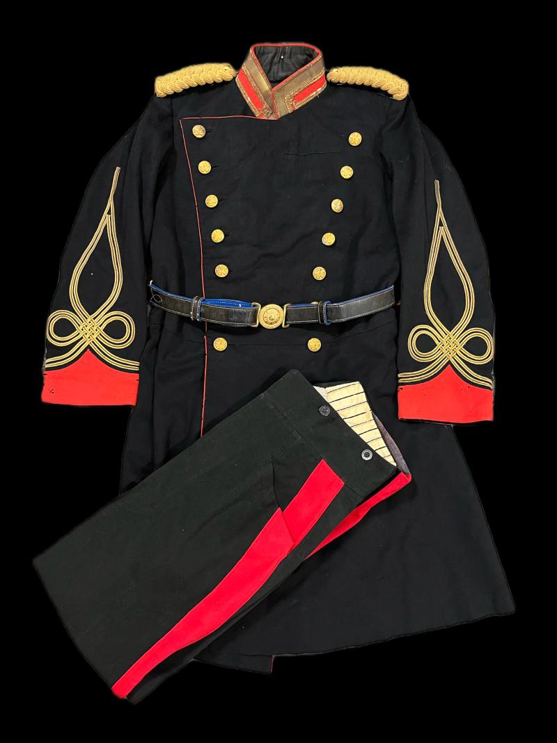 WW2 JAPANESE ARMY OFFICER'S DRESS TUNIC, TROUSERS AND BELT SET