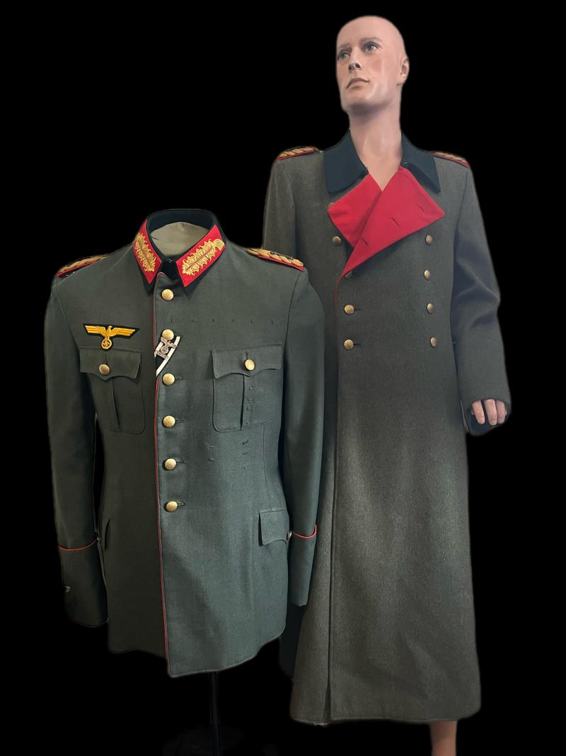 WW2 GERMAN FIELD MARSHAL TUNIC AND GREATCOAT