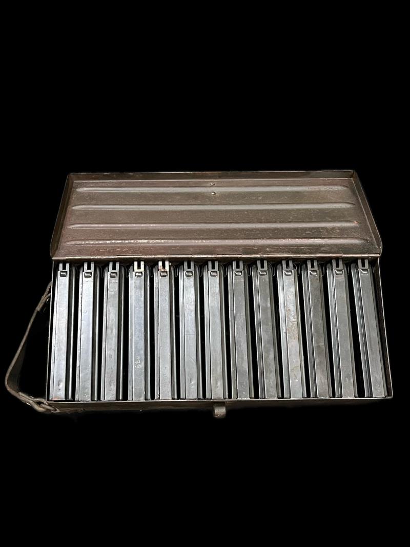 WW2 GERMAN ZB26-30 12 X MAGAZINES IN ORIGINAL CASE