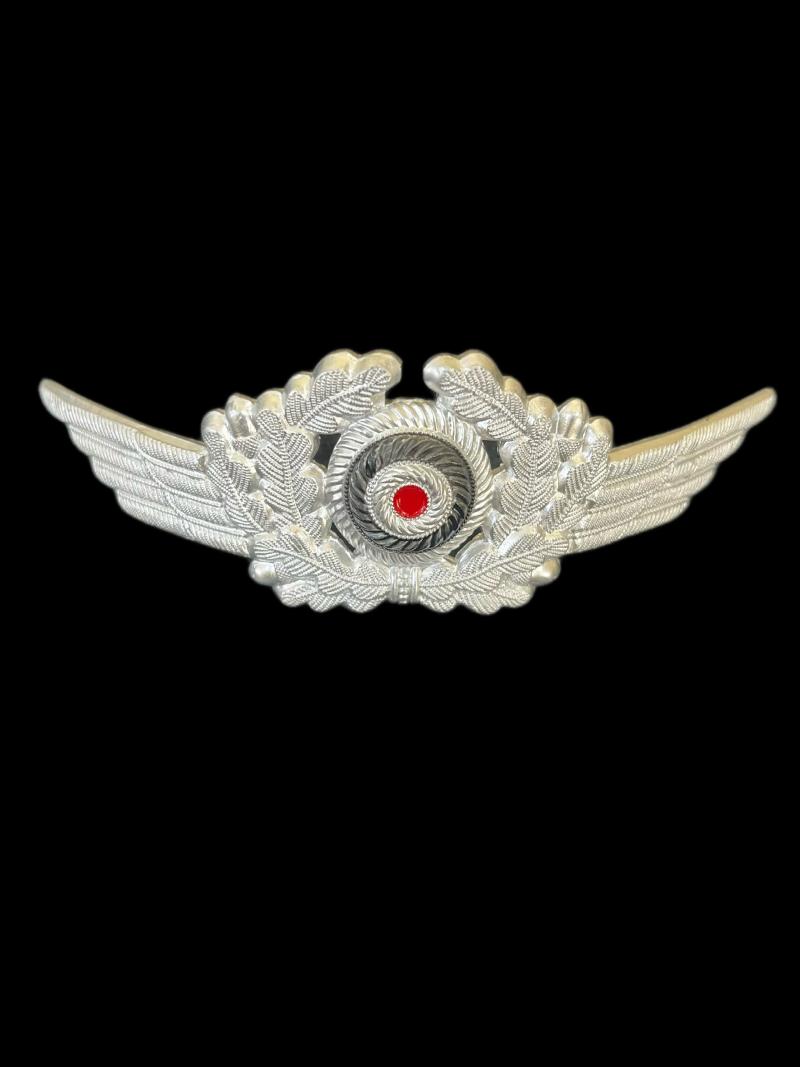 WW2 GERMAN LUFTWAFFE ALUMINIUM WREATH AND COCKADE