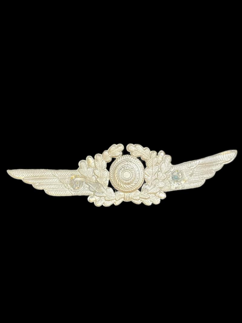 WW2 GERMAN LUFTWAFFE ALUMINIUM WREATH AND COCKADE