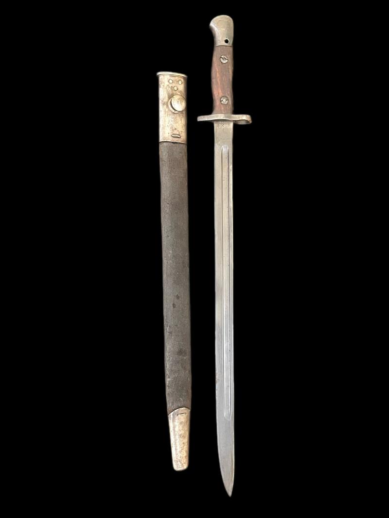 WW1 1907 PATTERN 1918 DATED SANDERSON SMLE BAYONET