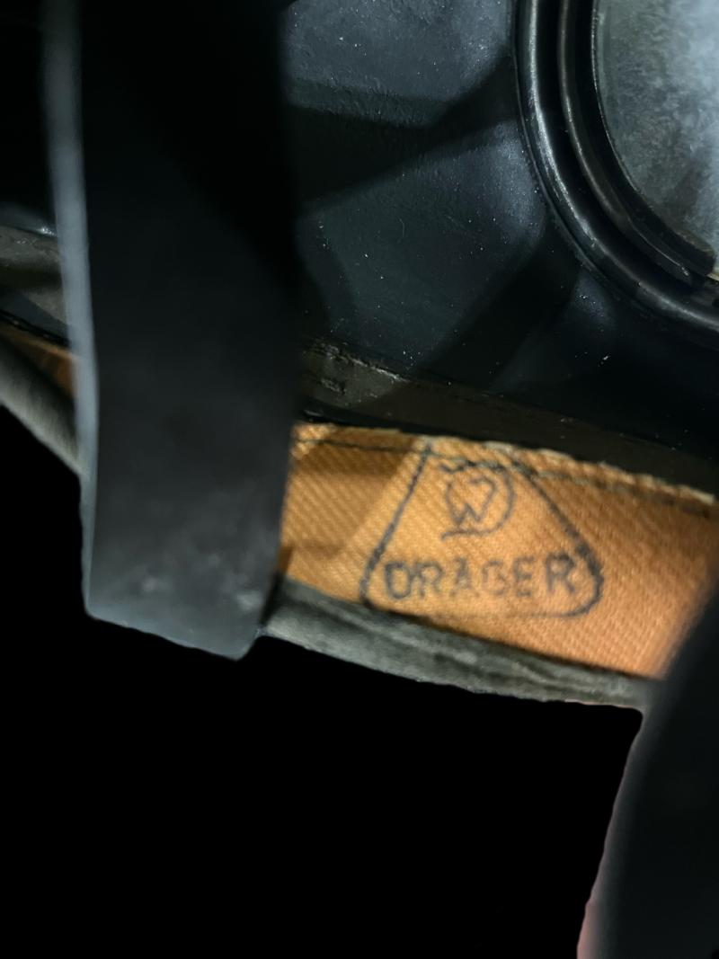 GERMAN DRAEGER GTG GAS MASK