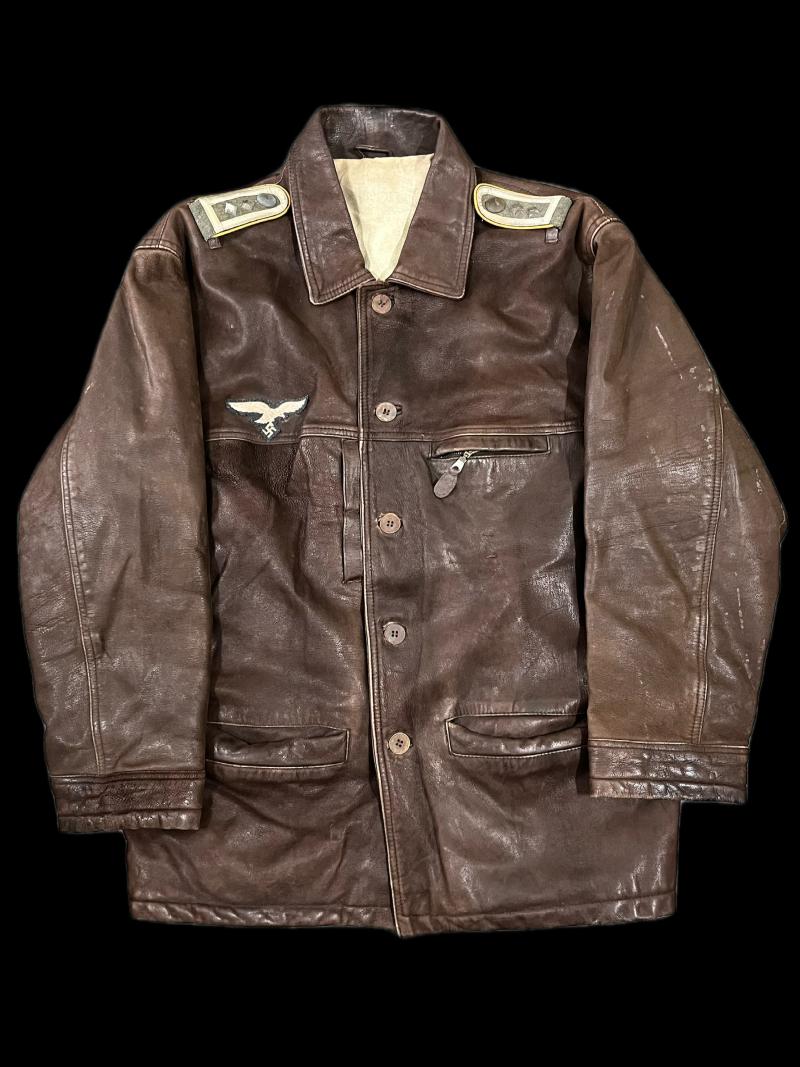 WW2 GERMAN LUFTWAFFE LEATHER JACKET