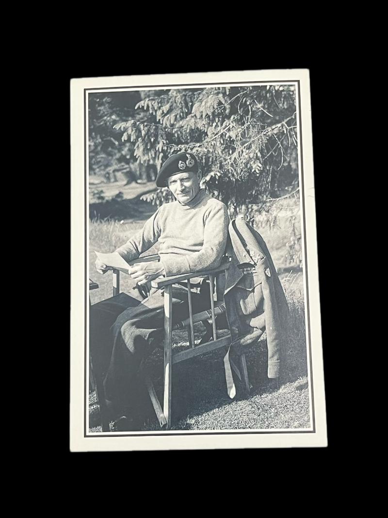 FIELD MARSHALL MONTGOMERY 1943 NOSTALGIA POSTCARD