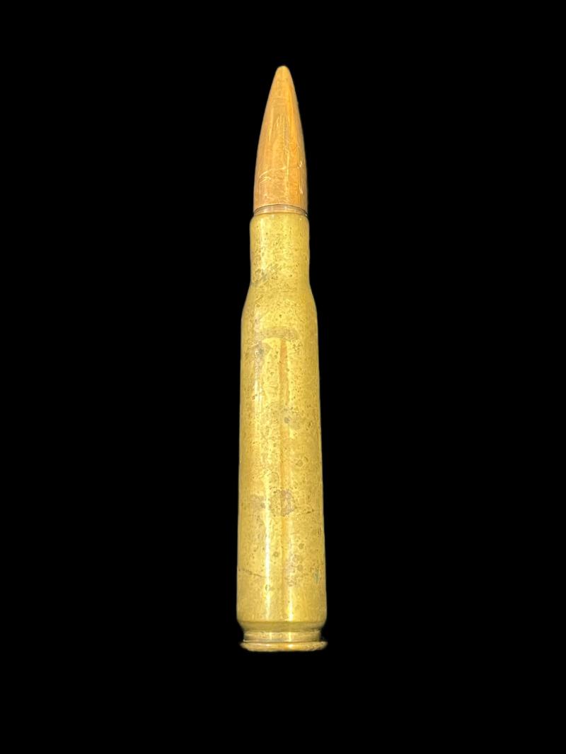 WW2 .50CAL UNSTRUCK INERT ROUND