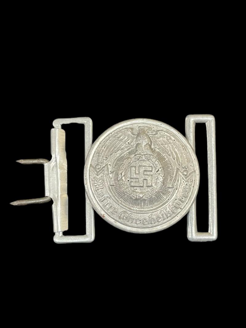 REPRODUCTION WW2 GERMAN WAFFEN-SS OFFICER'S BELT BUCKLE