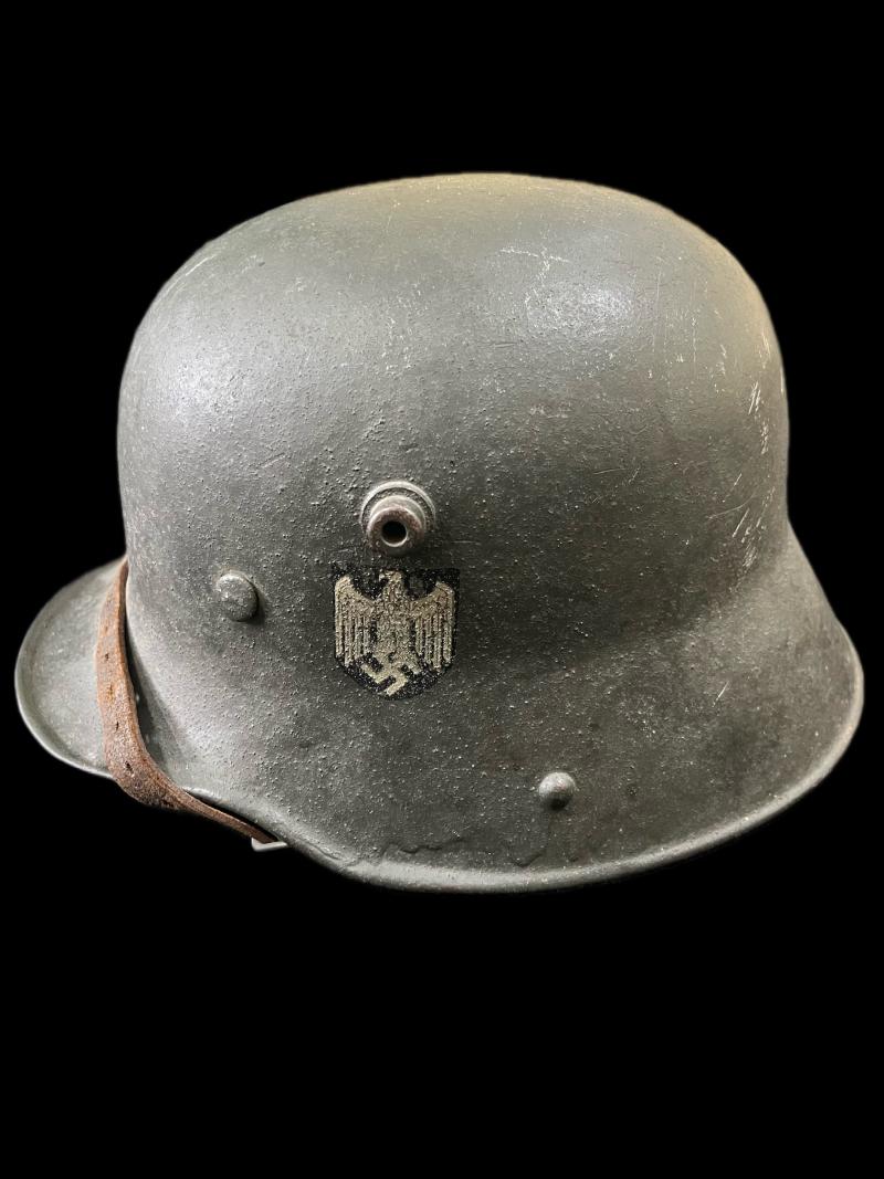 WW1/WW2 GERMAN M16 TRANSITIONAL SINGLE DECAL HELMET