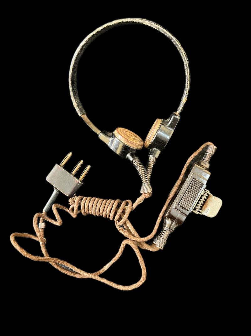 WW2 GERMAN PANZER THROAT MICROPHONE
