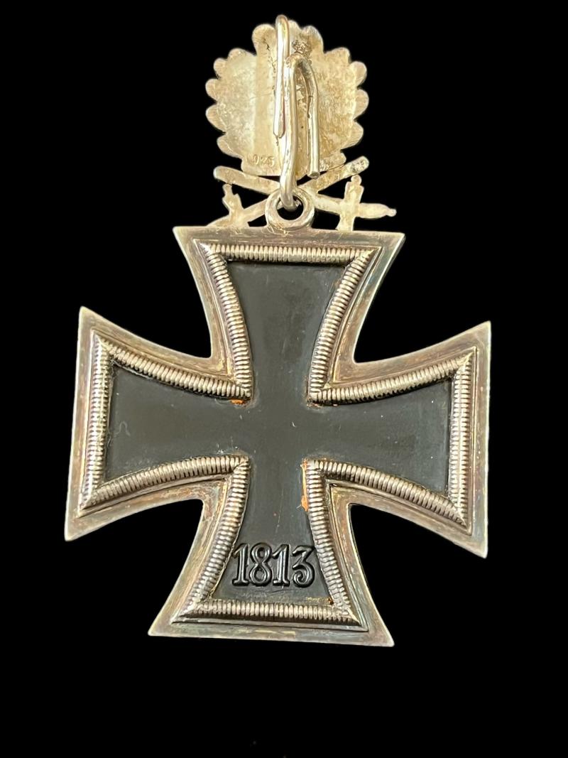 KNIGHTS CROSS OF THE IRON CROSS WITH OAKLEAVES AND SWORDS (RUDOLF SOUVAL)