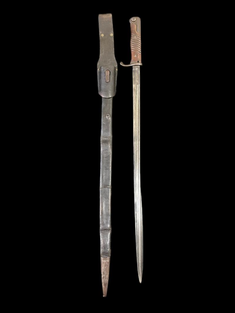 WW1 GERMAN S98 BAYONET AND SCABBARD