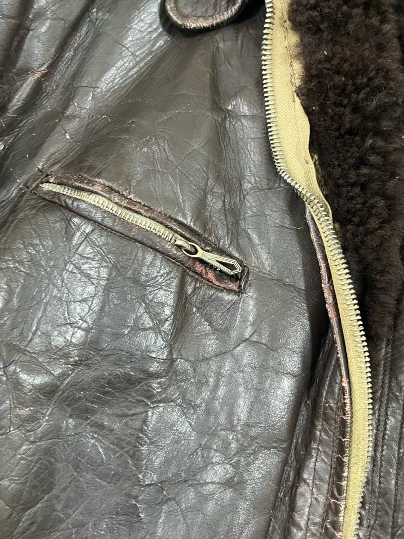 EARLY POST WAR GERMAN LEATHER JACKET (CONSIGNMENT)