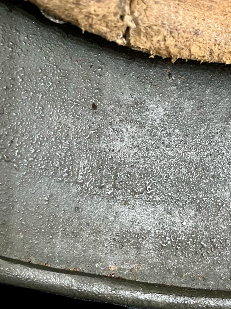 RARE WW2 GERMAN SS SINGLE DECAL M40 HELMET