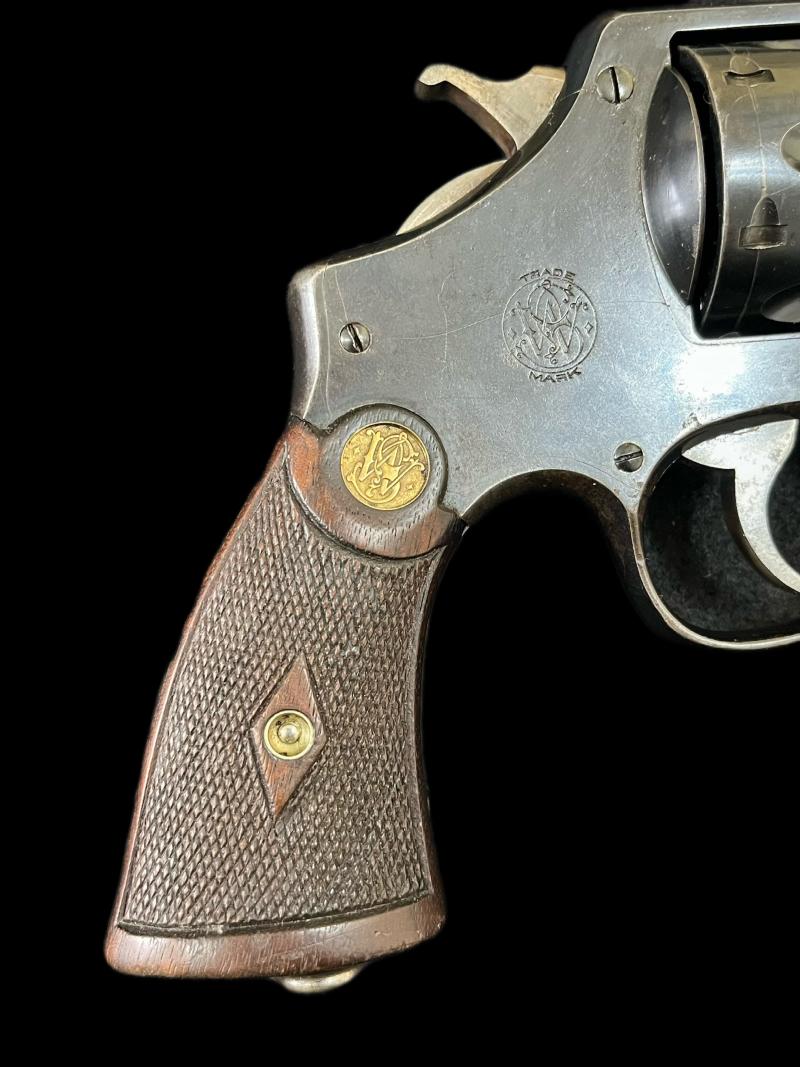 DEACTIVATED WW1 SMITH & WESSON .455 REVOLVER (MATCHING) (EU DEACTIVATION)