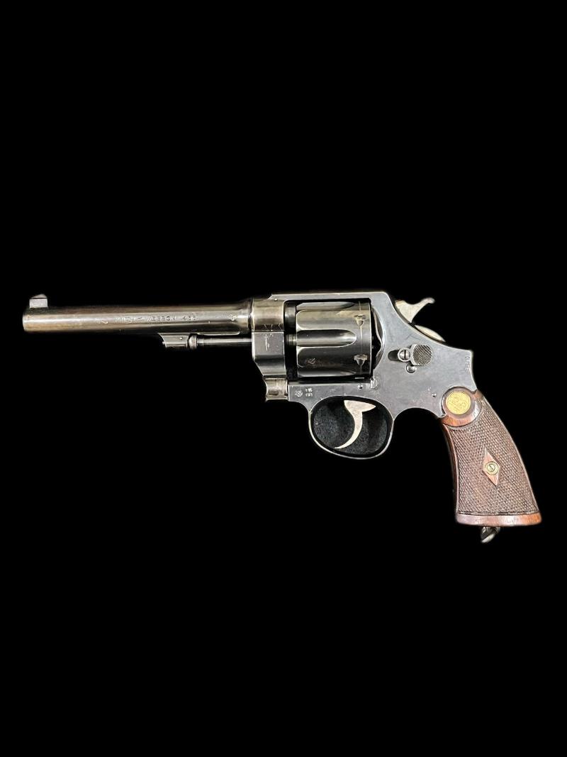 DEACTIVATED WW1 SMITH & WESSON .455 REVOLVER (MATCHING) (EU DEACTIVATION)