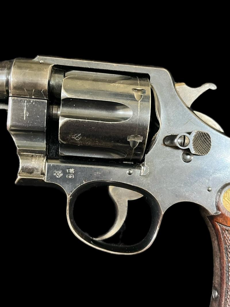 DEACTIVATED WW1 SMITH & WESSON .455 REVOLVER (MATCHING) (EU DEACTIVATION)
