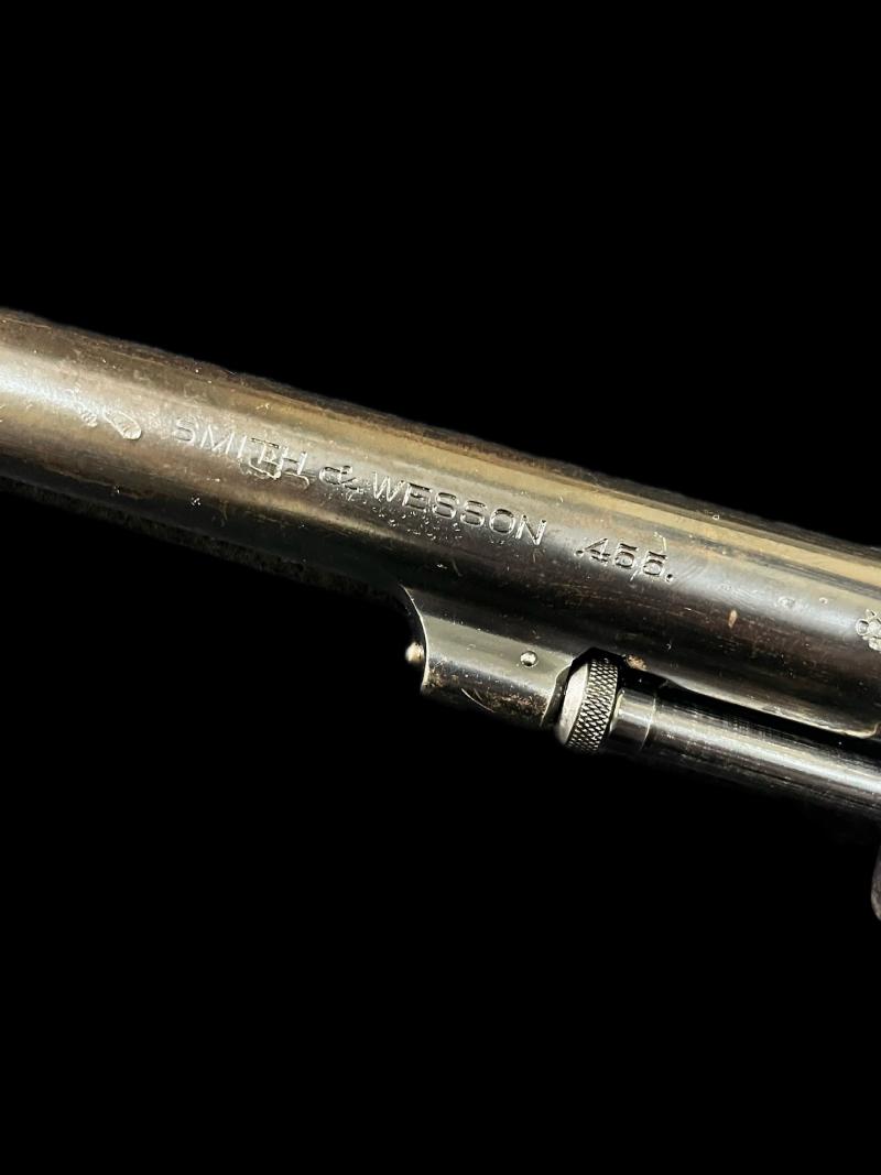 DEACTIVATED WW1 SMITH & WESSON .455 REVOLVER (MATCHING) (EU DEACTIVATION)