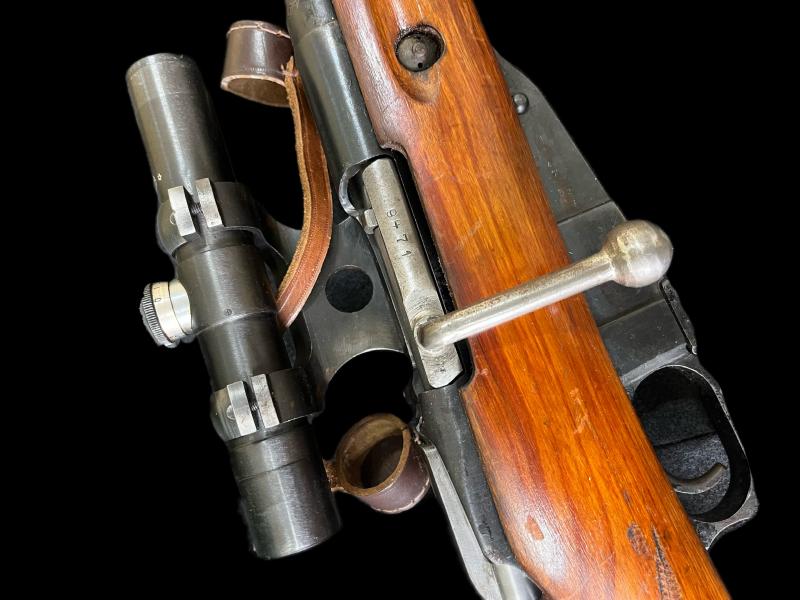 DEACTIVATED WW2 SOVIET MOSIN NAGANT SNIPER RIFLE (MATCHING) (NEW EU DEACTIVATION)