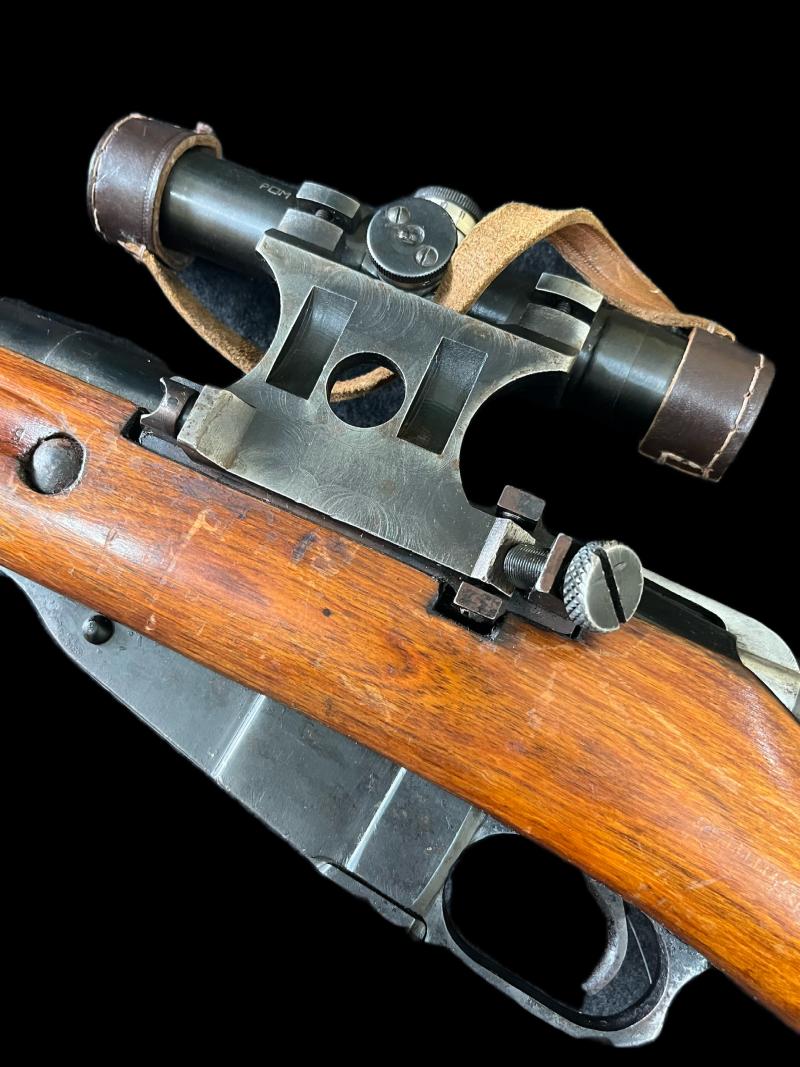 DEACTIVATED WW2 SOVIET MOSIN NAGANT SNIPER RIFLE (MATCHING) (NEW EU DEACTIVATION)