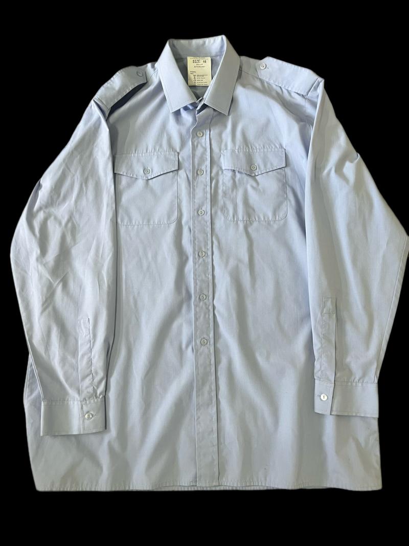 BRITISH MAN'S BLUE LONG SLEEVE SHIRT