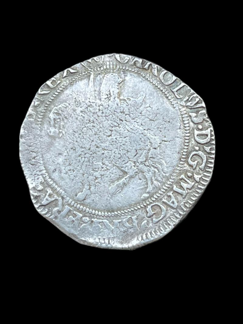 ENGLISH CIVIL WAR CHARLES 1ST AD 1625-1649 SILVER HALF CROWN