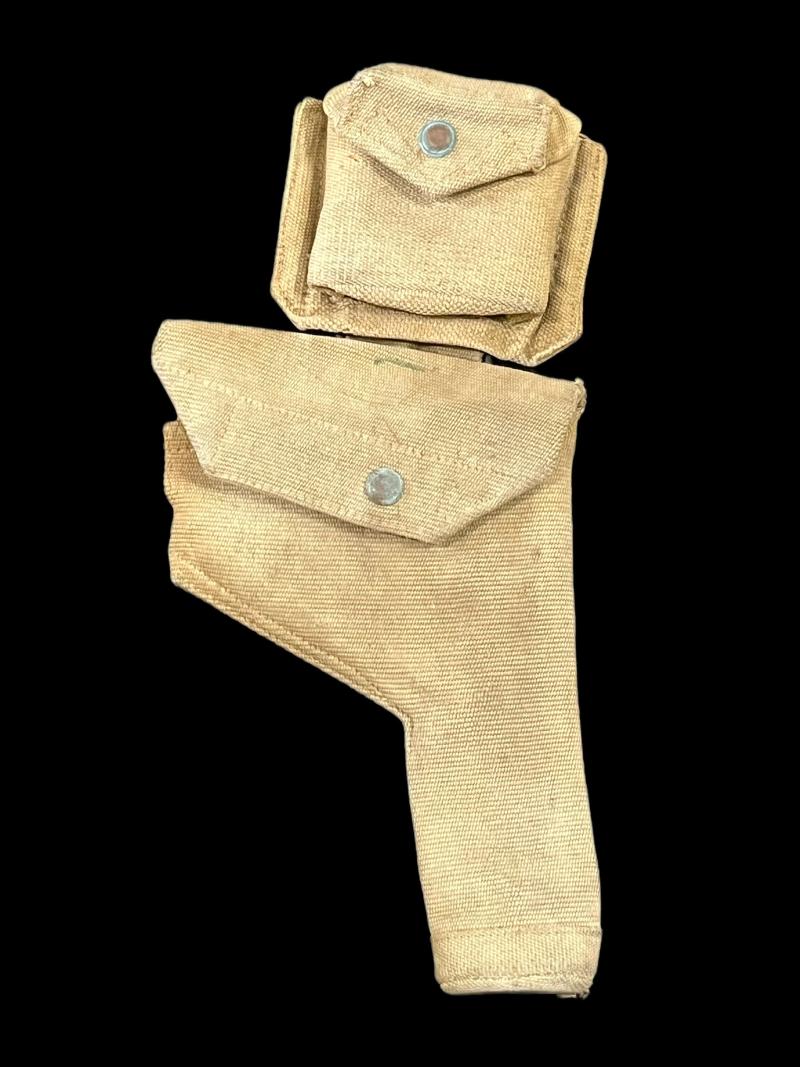 WW2 WEBLEY MK.IV HOLSTER AND AMMO POUCH