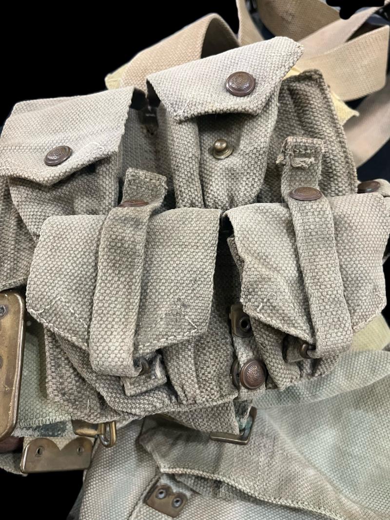 WW1 BRITISH 1908 PATTERN WEBBING SET