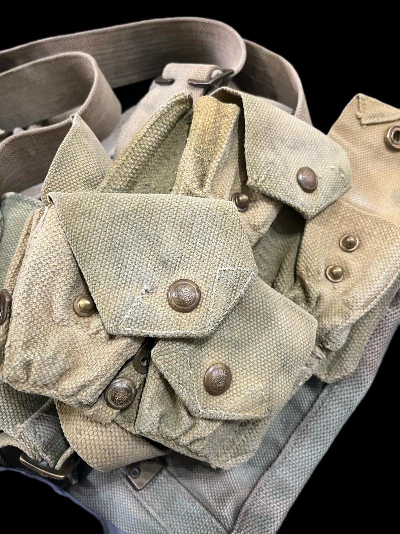 WW1 BRITISH 1908 PATTERN WEBBING SET
