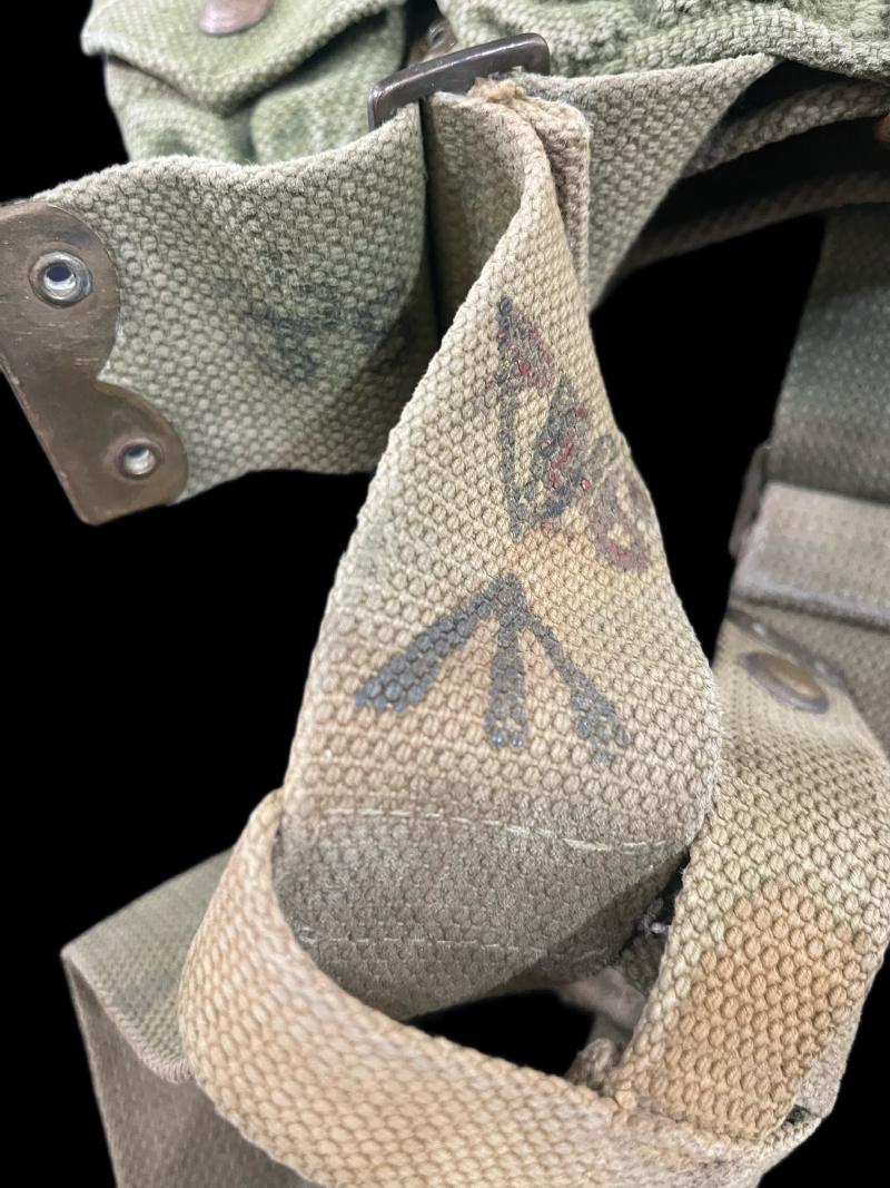 WW1 BRITISH 1908 PATTERN WEBBING SET