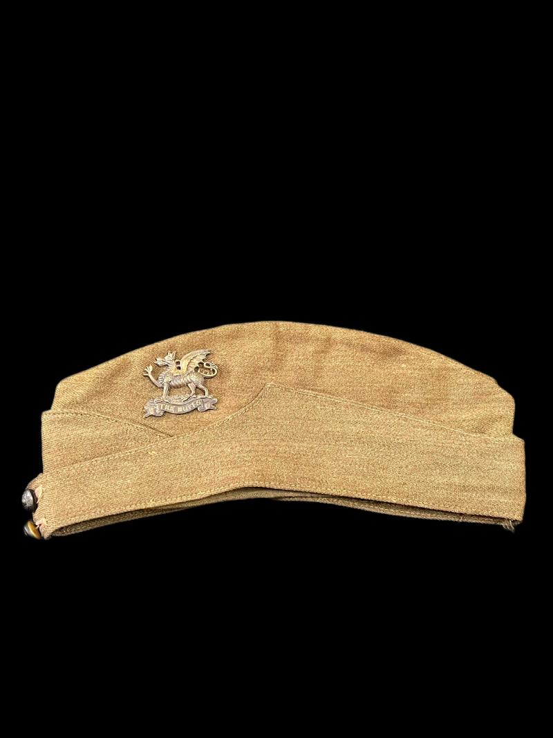 WW2 1940 DATED THE BUFFS OTHER RANKS SIDE CAP (ROYAL EAST KENT REGIMENT)