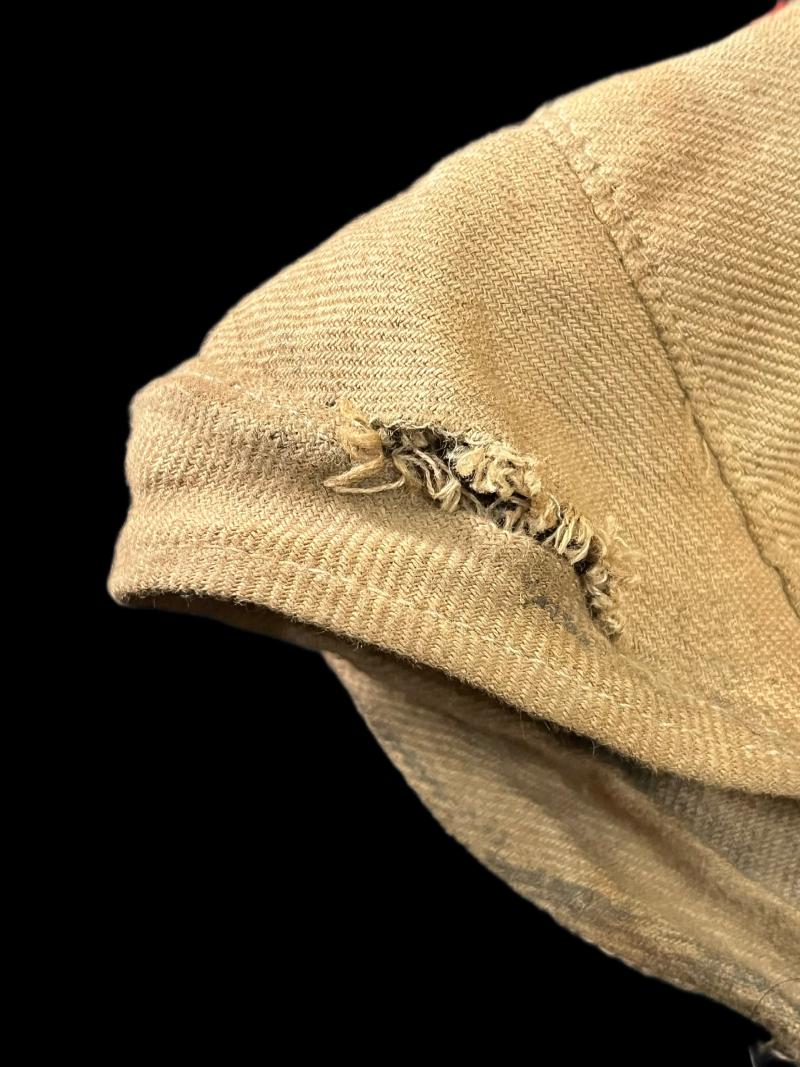 RARE WW1 GERMAN M15 PATTERN PICKLEHAUBE HELMET COVER (10TH INFANTRY REGIMENT)