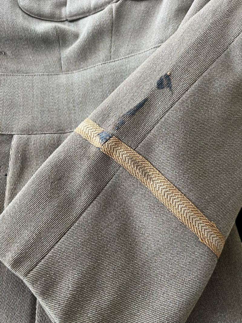 RARE WW1 CANADIAN RFC (ROYAL FLYING CORP) CUFF RANK TUNIC (NAMED) (WITH HISTORY)