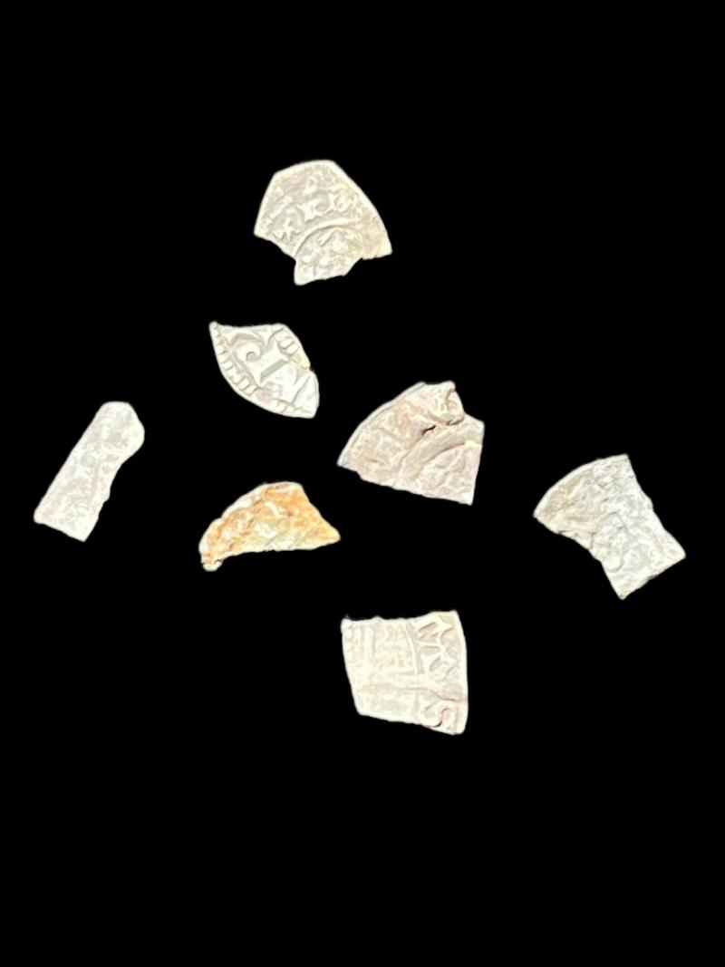 7 X SILVER COIN PIECES