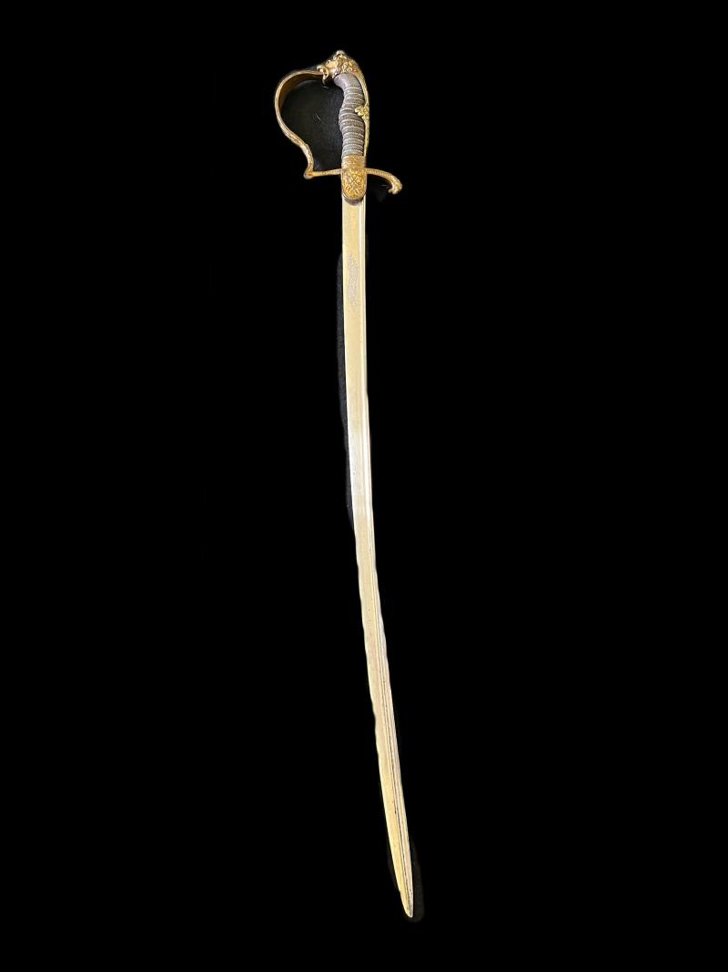 PRE WW1/WW1 GERMAN LION HEAD OFFICER'S SWORD (EISENHAUER)