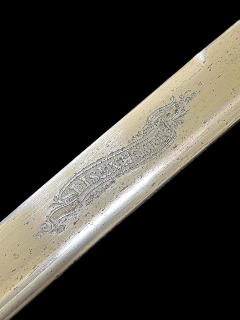 PRE WW1/WW1 GERMAN LION HEAD OFFICER'S SWORD (EISENHAUER)