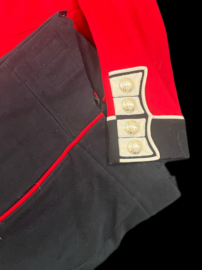 COLDSTREAM GUARDS TUNIC, TROUSERS AND PEAK CAP