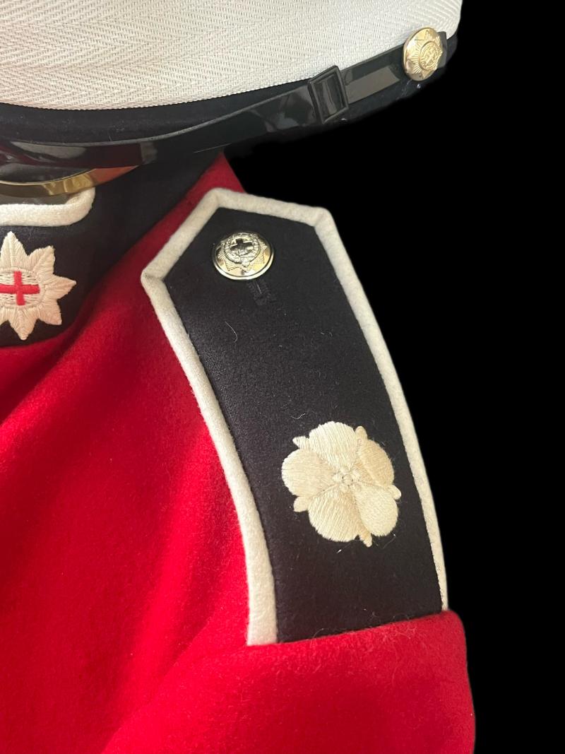 COLDSTREAM GUARDS TUNIC, TROUSERS AND PEAK CAP