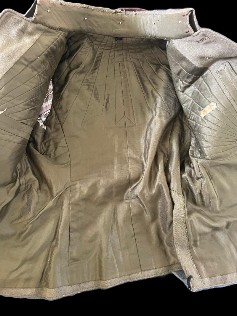 WW2 JAPANESE OFFICER'S TUNIC AND BELT SET (NAMED)