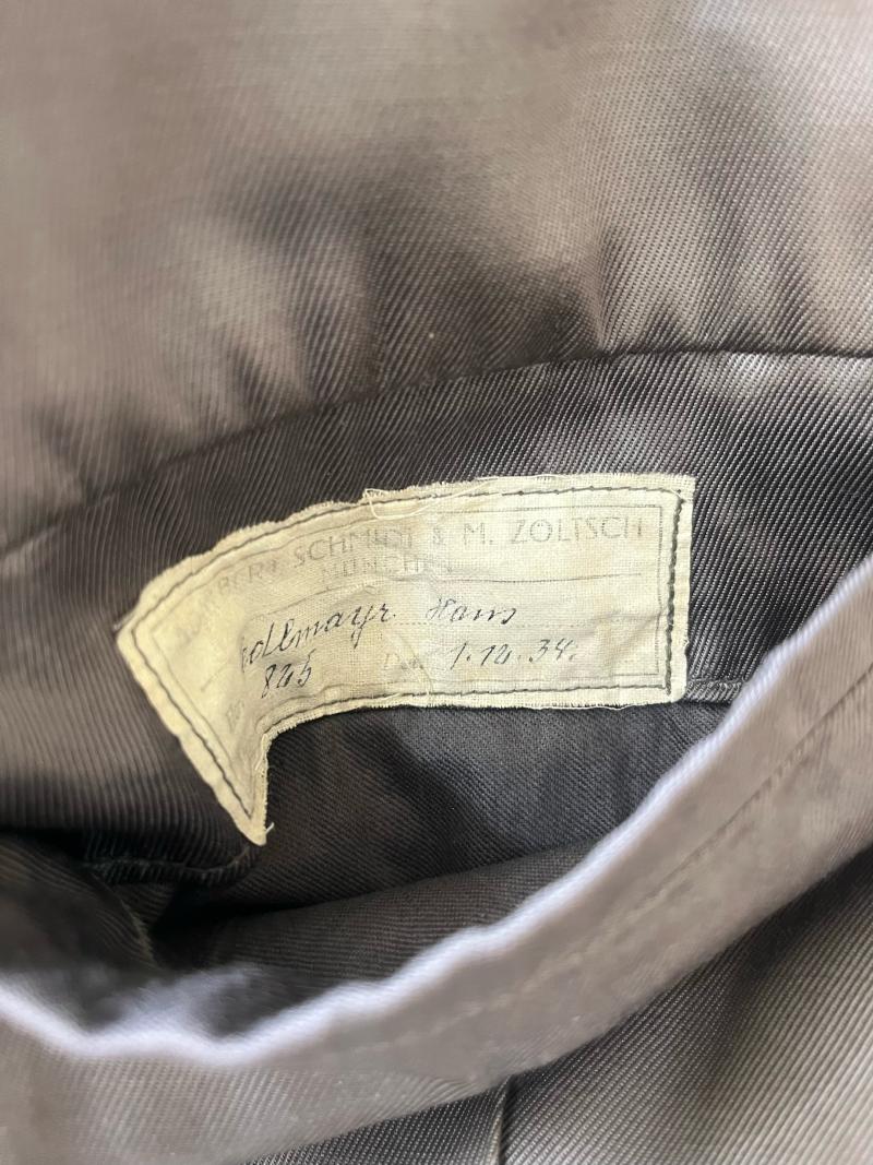 EARLY WW2 GERMAN CAVALRY OFFICER'S 8 BUTTON TUNIC (NAMED)