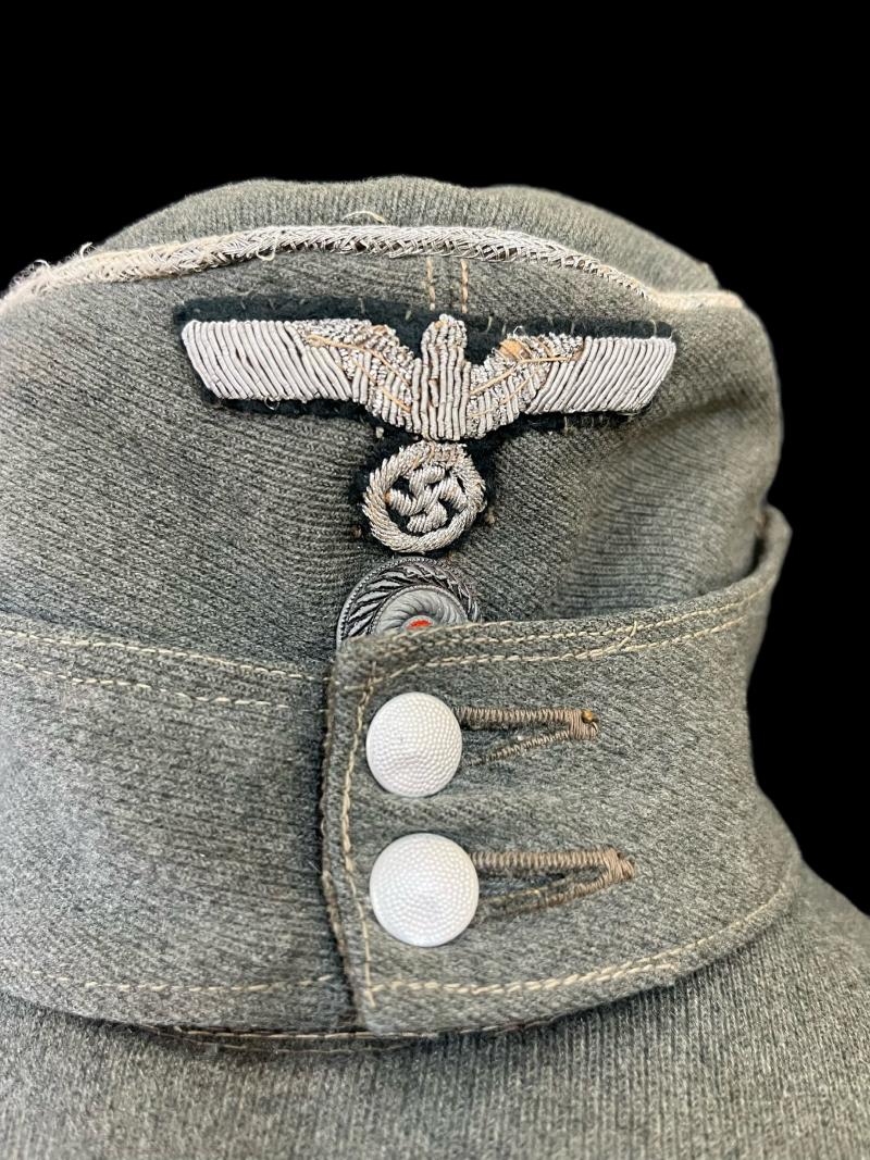 WW2 GERMAN WEHRMACHT M43 OFFICER'S CAP