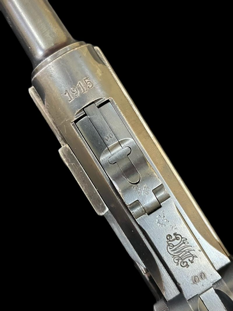 WW1 1915 DATED DWM LUGER (MATCHING) (NEW EU DEACTIVATION)