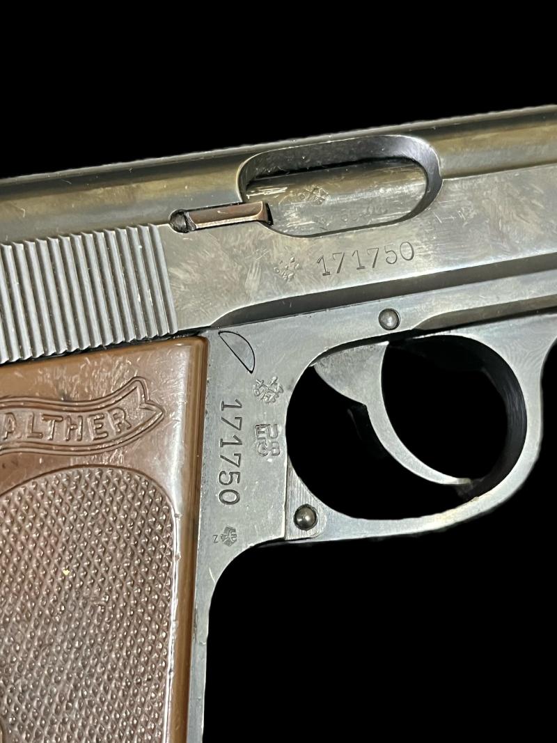 DEACTIVATED GERMAN WALTHER PPK 7.65 PISTOL (MATCHING) (NEW EU DEACTIVATION)