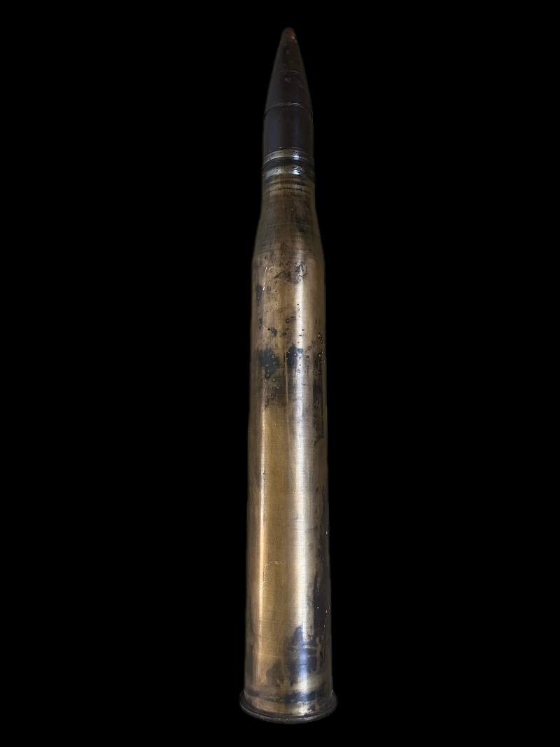 RARE WW2 GERMAN TIGER II 8.8CM AP SHELL (INERT)