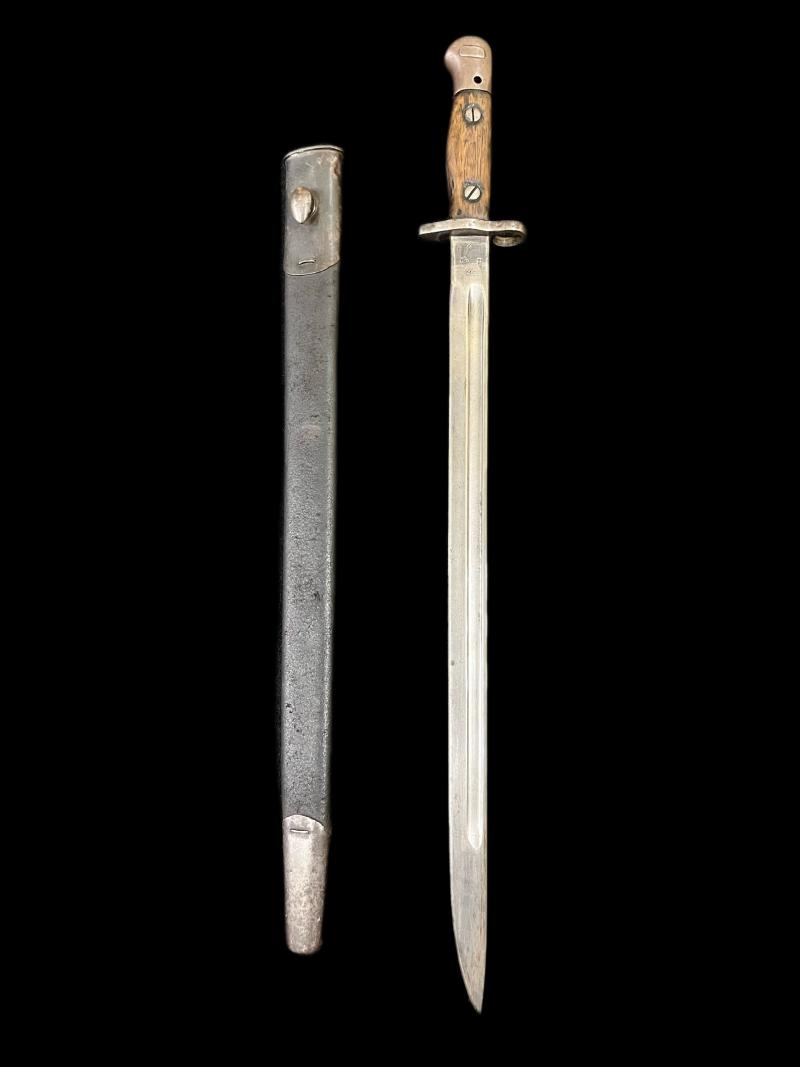 WW1 1907 PATTERN 1917 DATED SANDERSON SMLE BAYONET