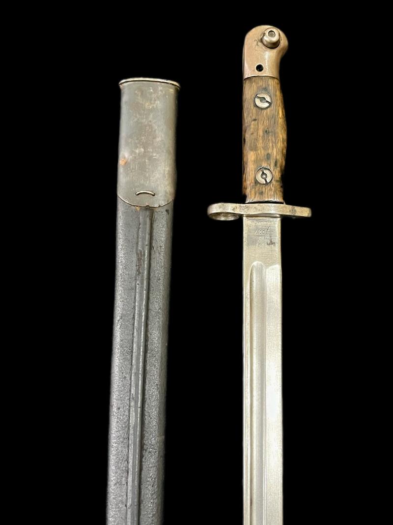 WW1 1907 PATTERN 1917 DATED SANDERSON SMLE BAYONET