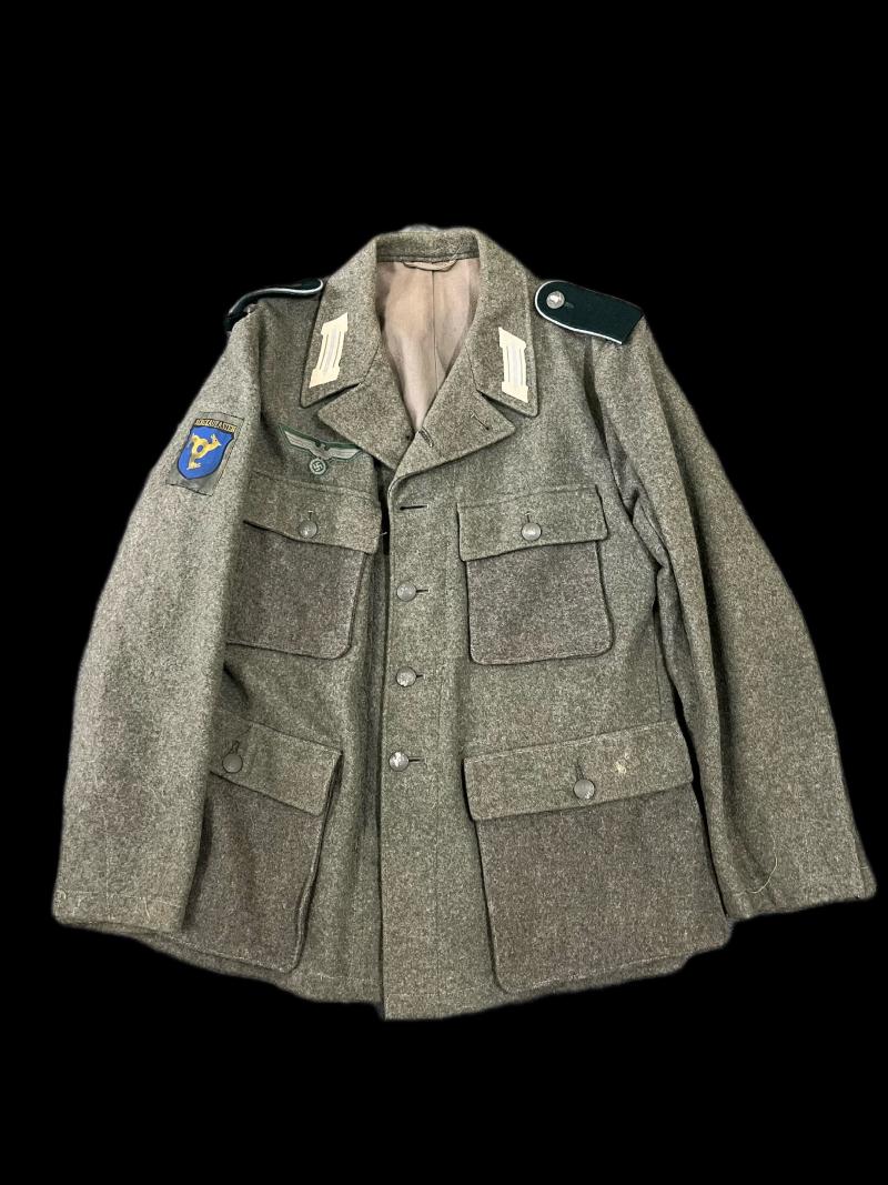 WW2 SWEDISH TUNIC TURNED INTO WW2 GERMAN TUNIC