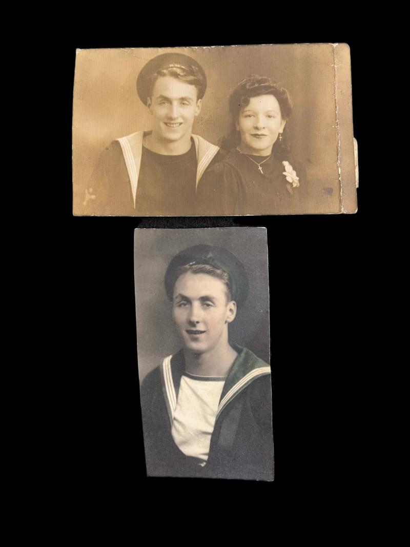 2 X PICTURES OF A WW2 SAILOR